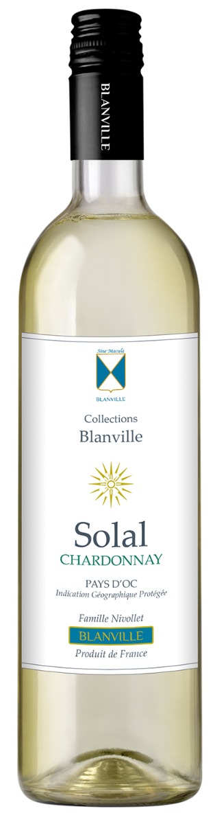 Château Haut-Blanville, Pays d'Oc IGP Solal, Chardonnay  