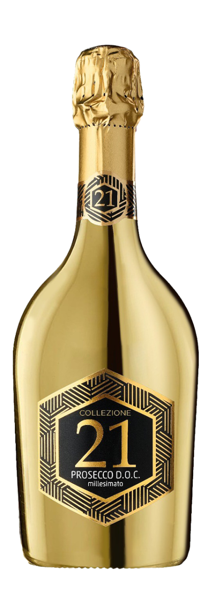 Vinicola Decordi, Prosecco DOC Extra Dry, Selezione 21, Gold Bottle  