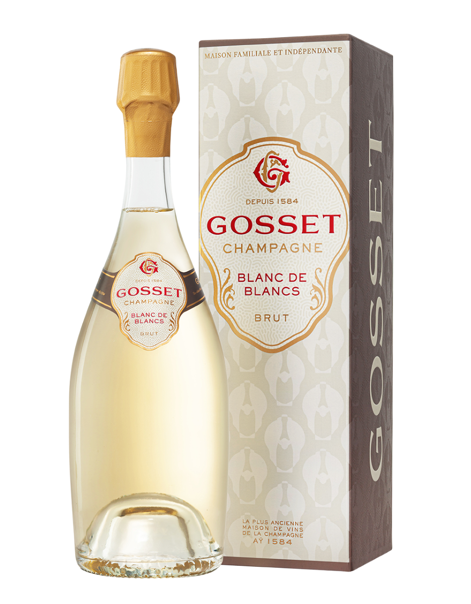 Champagne Gosset, Champagne AC Grand Blanc de Blancs Brut in giftbox  