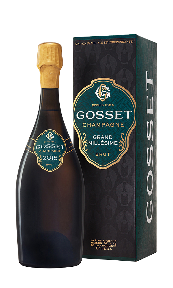 Champagne Gosset, Champagne AC Grand Millesime Brut in giftbox  