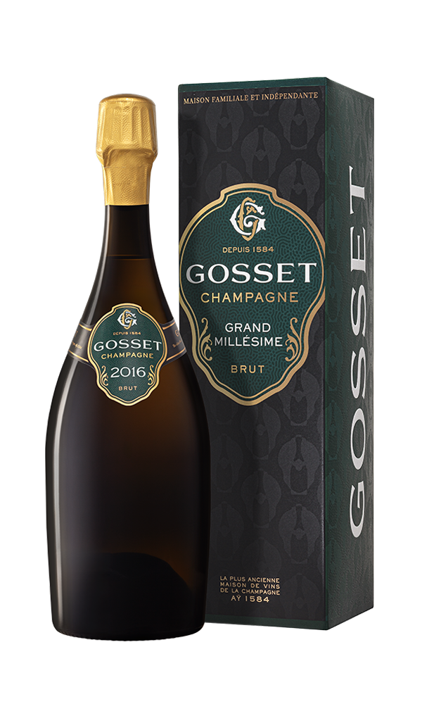 Champagne Gosset, Champagne AC Grand Millesime Brut in giftbox  