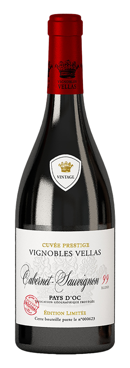 Vignobles Vellas, Pays d'Oc IGP Cabernet Sauvignon, Blend 99  