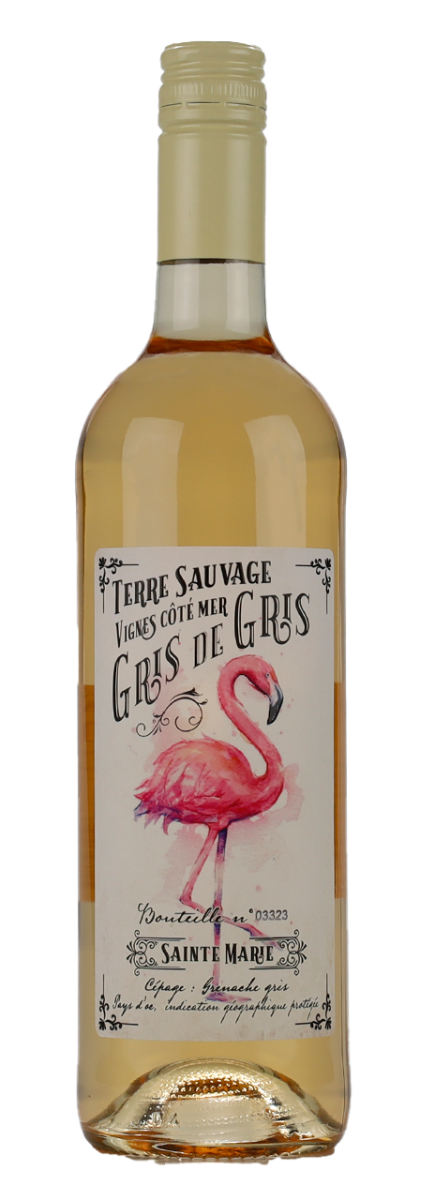 Vignobles Vellas, Pays d'Oc IGP Terre Sauvage, Gris de Gris  